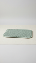 Soft sage cat litter mat